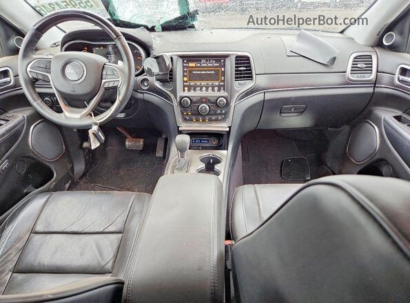 1C4RJFJT4HC875365 2017 JEEP GRAND Бордовый Вид панели приборов