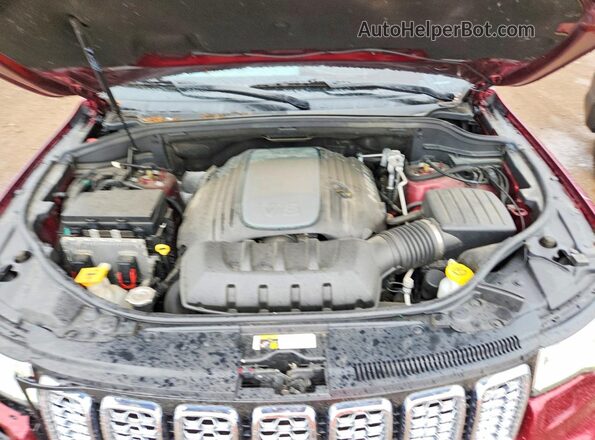 1C4RJFJT4HC875365 2017 JEEP GRAND Бордовый Вид задней части салона