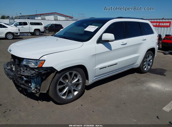 1C4RJFJT4MC582365 2021 JEEP GRAND CHEROKEE Белый Передняя левая четверть
