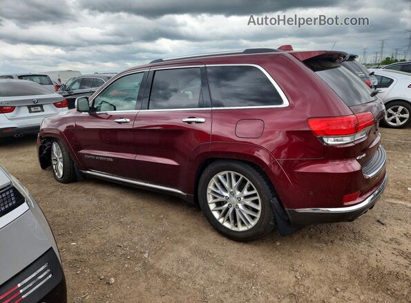 1C4RJFJT8HC828811 2017 JEEP GRAND Red უკანა მარცხენა