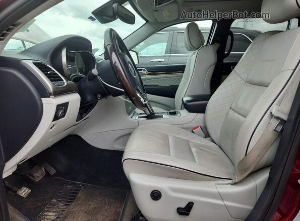 1C4RJFJT8HC828811 2017 JEEP GRAND Red წინა სალონის ხედი