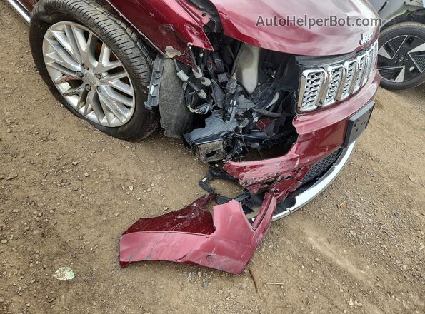1C4RJFJT8HC828811 2017 JEEP GRAND Red ძრავის განყოფილების ხედი