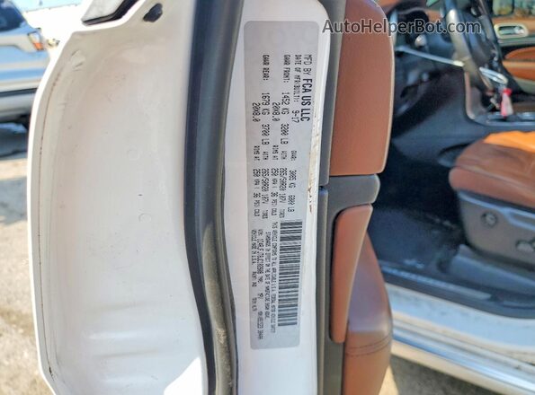 1C4RJFJT8JC102808 2018 JEEP GRAND Белый Вид наклейки с VIN-кодом