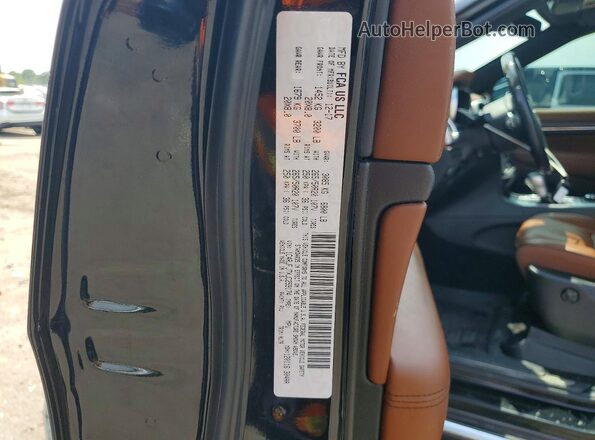 1C4RJFJTXJC259174 2018 JEEP GRAND Black Vista de la etiqueta del VIN