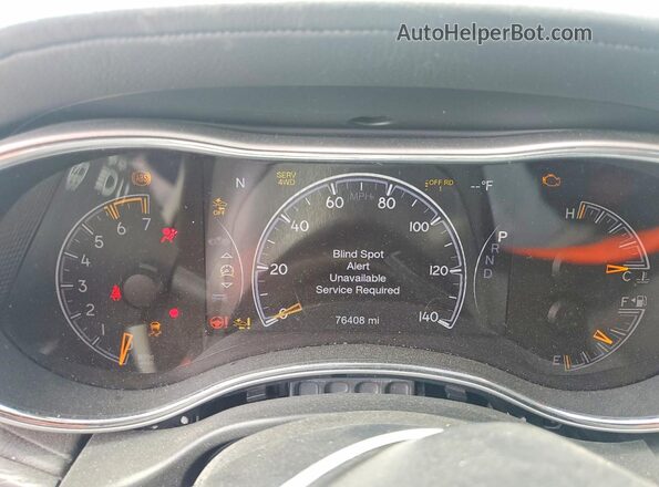 1C4RJFJTXKC848825 2019 JEEP GRAND Gray Սարքավորումների վահանակի տեսք