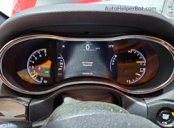 1C4RJFLG0HC854688 2017 JEEP GRAND Красный Вид щитка приборов