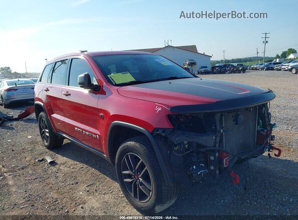 1C4RJFLG1HC645234 2017 JEEP GRAND CHEROKEE Красный Вид спереди