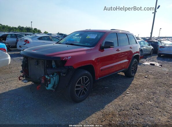 1C4RJFLG1HC645234 2017 JEEP GRAND CHEROKEE Красный Передняя левая четверть
