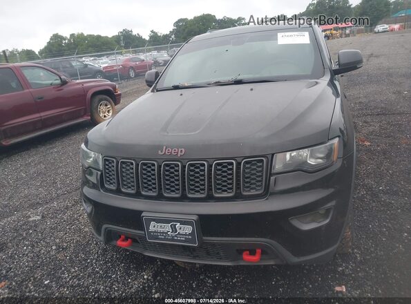 1C4RJFLG1JC326518 2018 JEEP GRAND CHEROKEE Black Widok zestawu wskaźników