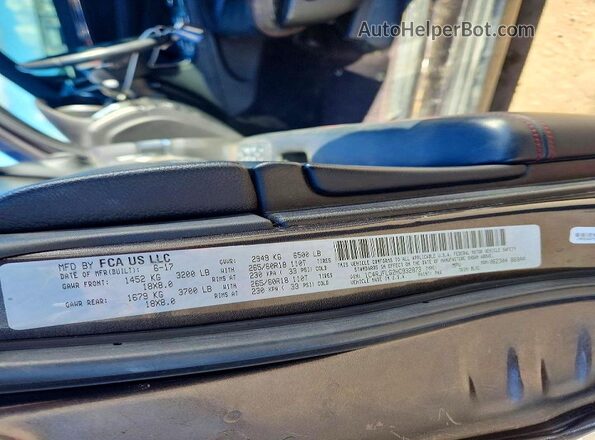 1C4RJFLG2HC932873 2017 JEEP GRAND Gray Widok naklejki z numerem VIN