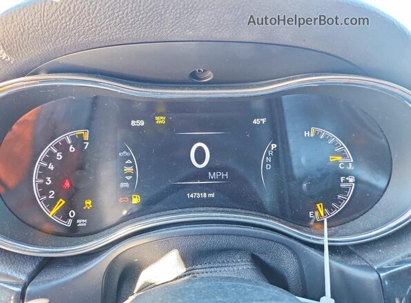 1C4RJFLG2HC932873 2017 JEEP GRAND Gray Widok zestawu wskaźników