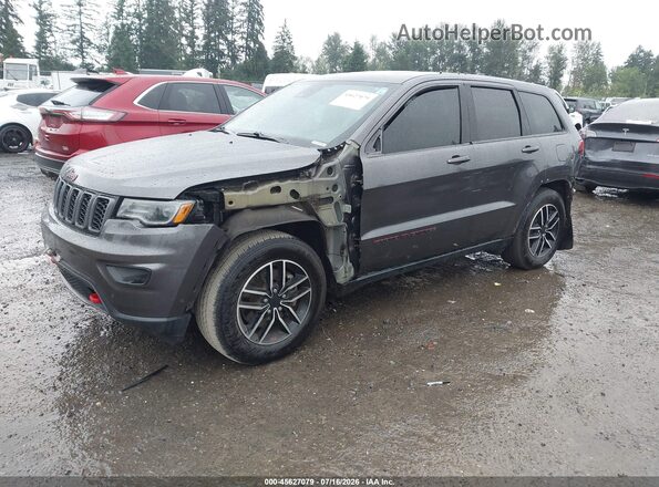 1C4RJFLG4MC704514 2021 JEEP GRAND CHEROKEE Серый Передняя левая четверть