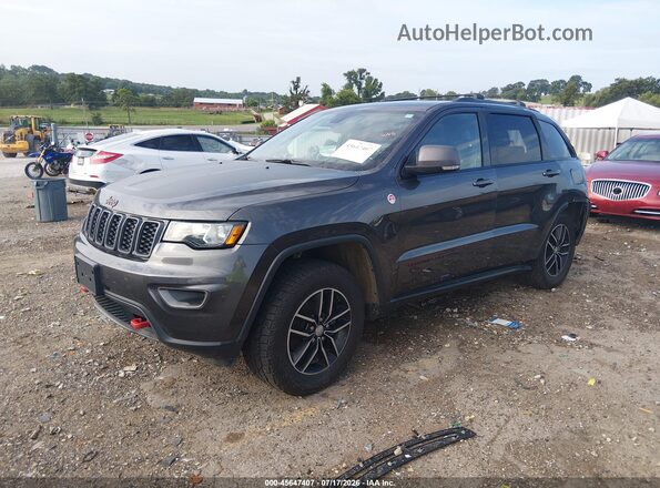 1C4RJFLG6HC614352 2017 JEEP GRAND CHEROKEE Серый Передняя левая четверть