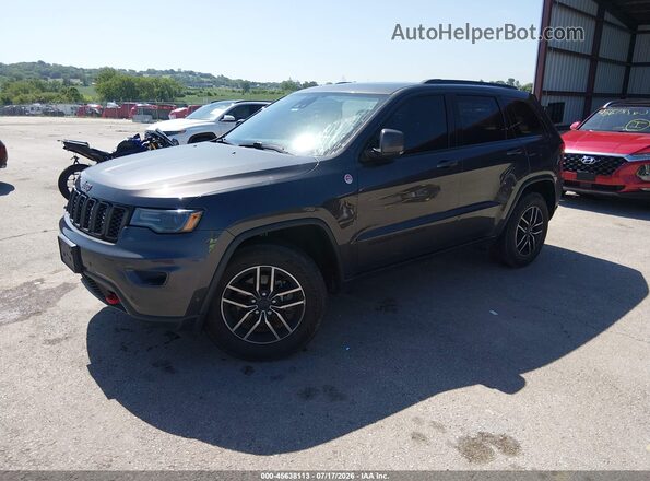 1C4RJFLG7KC595088 2019 JEEP GRAND CHEROKEE Gray Przód lewy