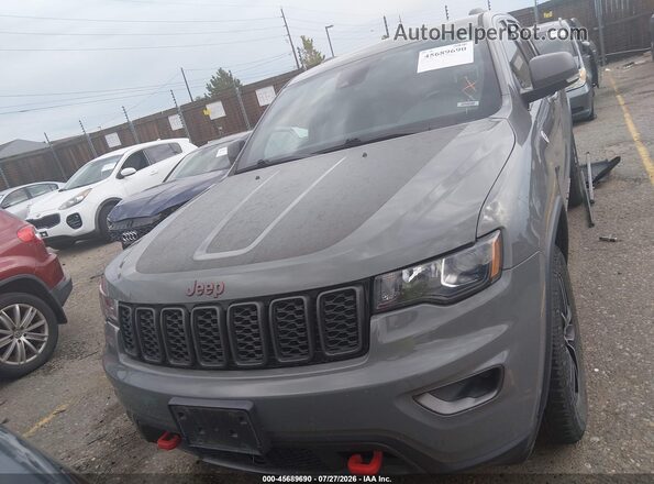 1C4RJFLG7KC596080 2019 JEEP GRAND CHEROKEE Gray ხელსაწყოთა პანელის ხედი