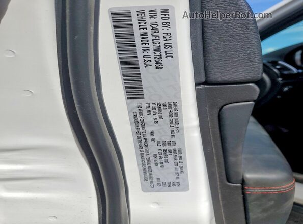 1C4RJFLG7MC726488 2021 JEEP GRAND White Widok naklejki z numerem VIN
