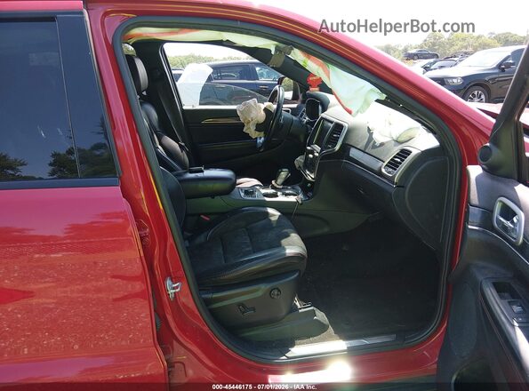 1C4RJFLG9JC406357 2018 JEEP GRAND CHEROKEE Red Vista interior delantera