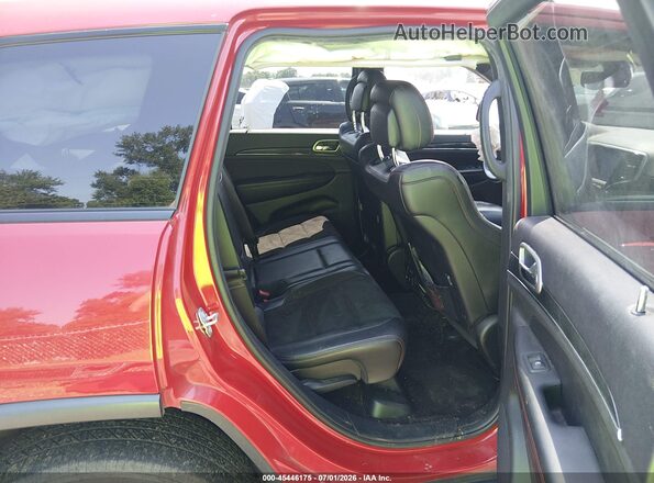 1C4RJFLG9JC406357 2018 JEEP GRAND CHEROKEE Red Vista de la etiqueta del VIN