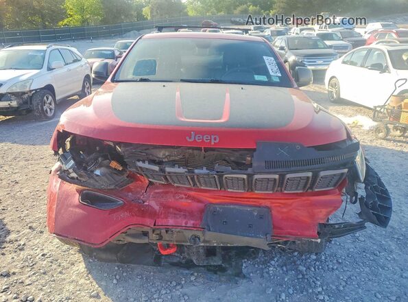 1C4RJFLGXHC633583 2017 JEEP GRAND Red Front view