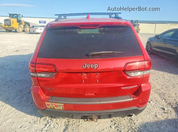 1C4RJFLGXHC633583 2017 JEEP GRAND Red Rear view