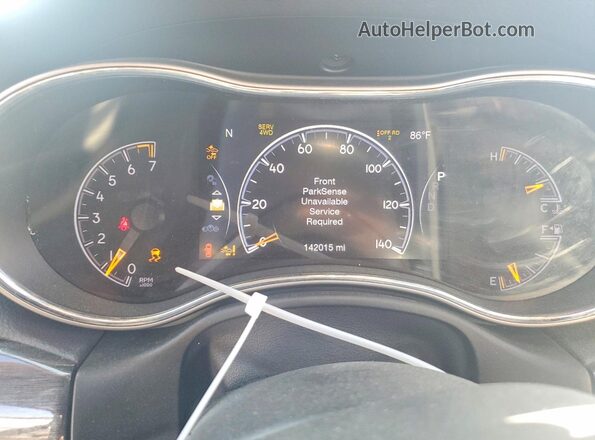 1C4RJFLGXLC105633 2020 JEEP GRAND Black Instrument cluster view