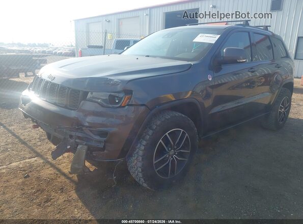 1C4RJFLT2HC771731 2017 JEEP GRAND CHEROKEE Серый Передняя левая четверть