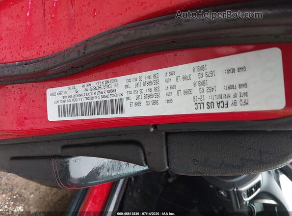 1C4RJFLT5HC749271 2017 JEEP GRAND CHEROKEE Red Widok komory silnika