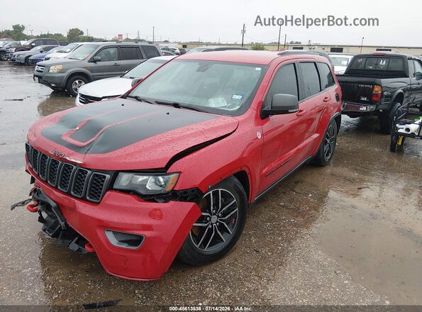 1C4RJFLT5HC749271 2017 JEEP GRAND CHEROKEE Red Przód lewy