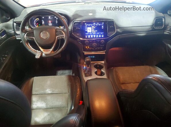 1C4RJFLT5KC613441 2019 JEEP GRAND Красный Вид панели приборов