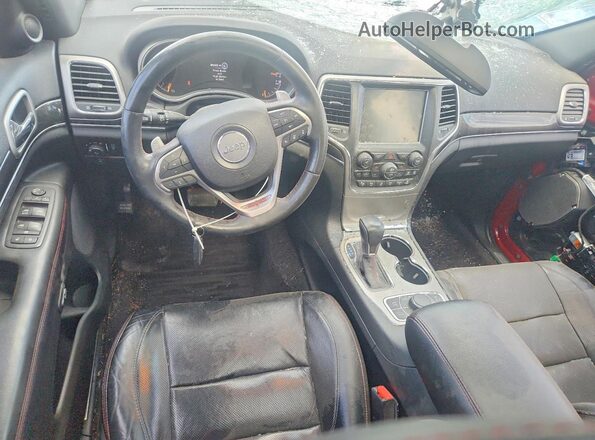 1C4RJFLT7HC929075 2017 JEEP GRAND Red წინა პანელის ხედი