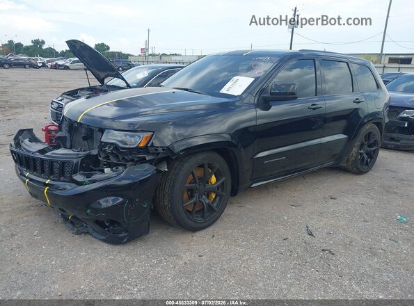 1C4RJFN90JC272417 2018 JEEP GRAND CHEROKEE Black Առջևի ձախ երեք քառորդ տեսարան