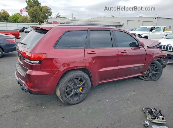 1C4RJFN90MC841514 2021 JEEP GRAND Burgundy Trasero derecho