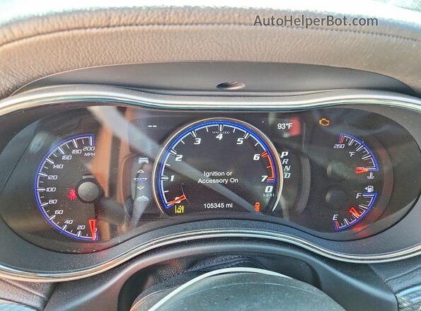 1C4RJFN93JC223700 2018 JEEP GRAND Black Vista del cuadro de instrumentos