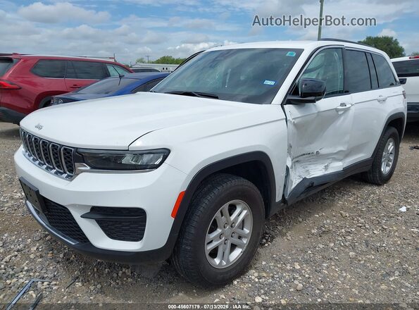 1C4RJGAG2SC270583 2025 JEEP GRAND CHEROKEE White წინა მარცხენა ხედი სამი მეოთხედიდან