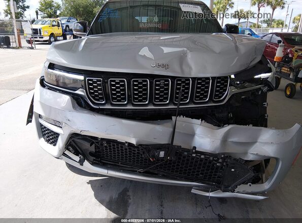 1C4RJGEG2N8575826 2022 JEEP GRAND CHEROKEE Серебряный Вид щитка приборов