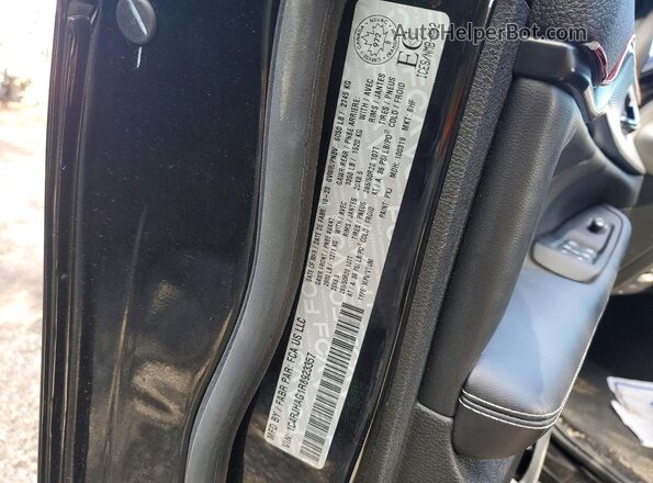 1C4RJHAG1R8923357 2024 JEEP GRAND Black Vista de la etiqueta del VIN