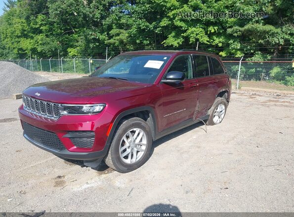 1C4RJHAG4SC277427 2025 JEEP GRAND CHEROKEE Maroon Front left