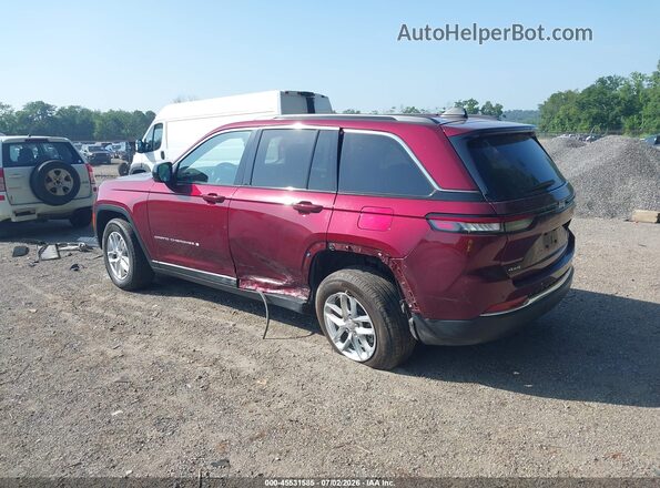 1C4RJHAG4SC277427 2025 JEEP GRAND CHEROKEE Maroon Rear left