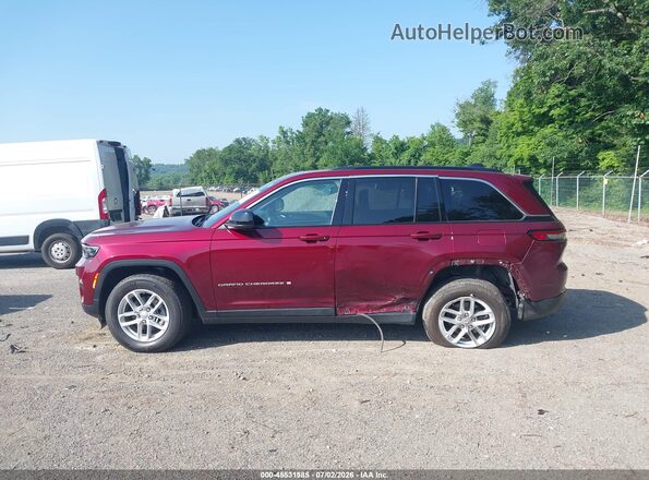 1C4RJHAG4SC277427 2025 JEEP GRAND CHEROKEE Maroon 360 interior view