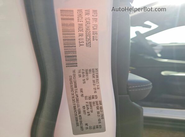 1C4RJHAG5SC267537 2025 JEEP GRAND White Widok wnętrza 360 stopni