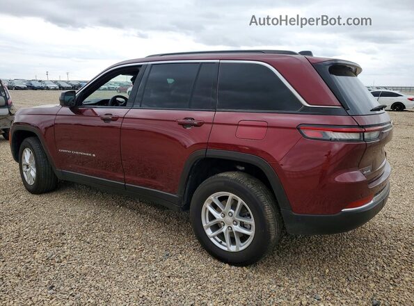 1C4RJHAG5SC272091 2025 JEEP GRAND Темно-бордовый Задняя левая четверть
