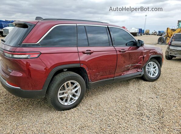 1C4RJHAG5SC272091 2025 JEEP GRAND Темно-бордовый Задняя правая четверть