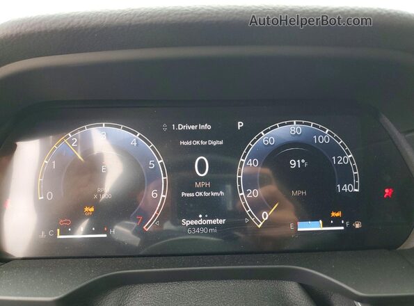 1C4RJHAG7PC528917 2023 JEEP GRAND Black Widok zestawu wskaźników