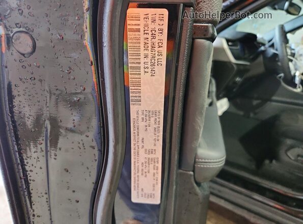 1C4RJHAG7RC261474 2024 JEEP GRAND Black Vista de la etiqueta del VIN
