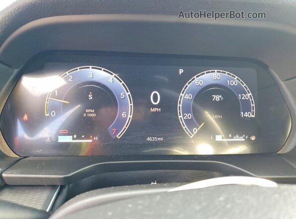 1C4RJHAG7SC342335 2025 JEEP GRAND Black ხელსაწყოთა პანელის ხედი