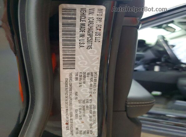 1C4RJHAG9PC507745 2023 JEEP GRAND Black Widok komory silnika