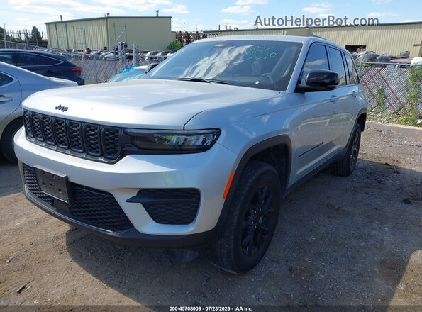 1C4RJHAGXS8699656 2025 JEEP GRAND CHEROKEE Silver Передня ліва чверть