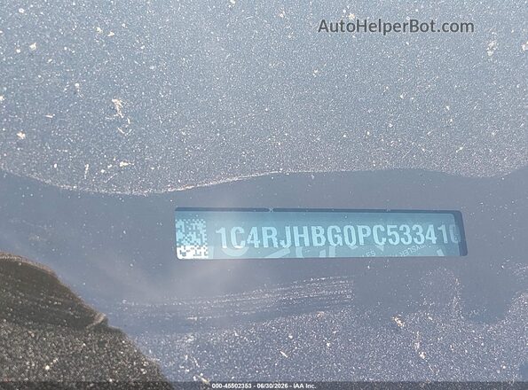 1C4RJHBG0PC533410 2023 JEEP GRAND CHEROKEE White 