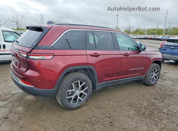 1C4RJHBG0RC256485 2024 JEEP GRAND Maroon Tył prawy