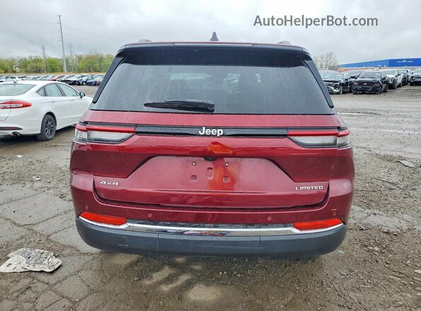 1C4RJHBG0RC256485 2024 JEEP GRAND Maroon Widok z tyłu